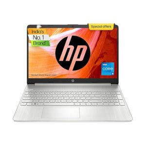 HP Laptop 15s, 12th Gen Intel Core i5-1235U, 15.6-inch (39.6 cm), FHD, 8GB DDR4, 512GB SSD, Intel Iris Xe Graphics, Backlit KB, Thin & Light (Win 11, MSO 2021, Silver, 1.69 kg), fq5111TU