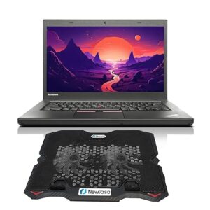 (Refurbished) Lenovo ThinkPad 5th Gen Intel Core i5 Thin & Light HD Laptop (8 GB RAM/256 GB SSD/14″ (35.6 cm) HD/Windows 10 Pro/Laptop Cooling Pad/MS Office/WiFi/Webcam/Intel Graphics), Black