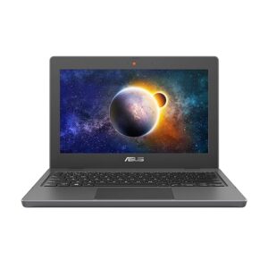 ASUS BR1100 Notebook 12 (2022), 11.6-inch HD, Intel Celeron N4500, (4GB RAM/128GB M.2 NVMe? PCIe?/Integrated Graphics/Windows 11 Home/Star Grey/1.26 Kg), BR1100CKA-GJ0722W